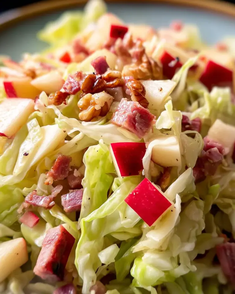 Spitzkohl-Apfel-Walnuss-Salat