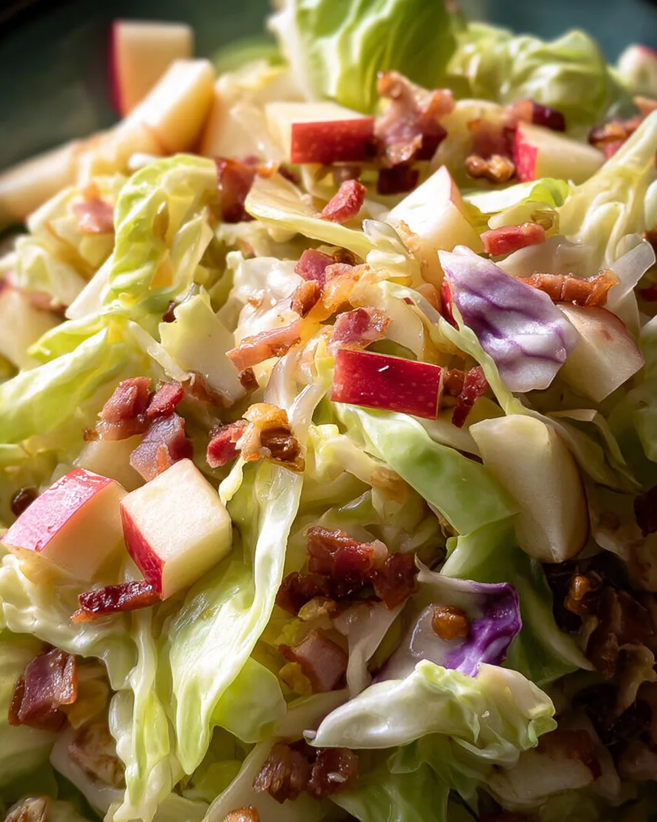 Spitzkohl-Apfel-Walnuss-Salat