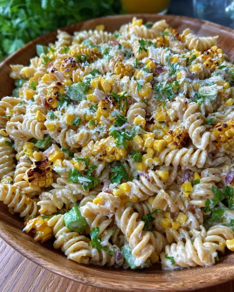 Street Corn Nudelsalat mit gebratenem Mais