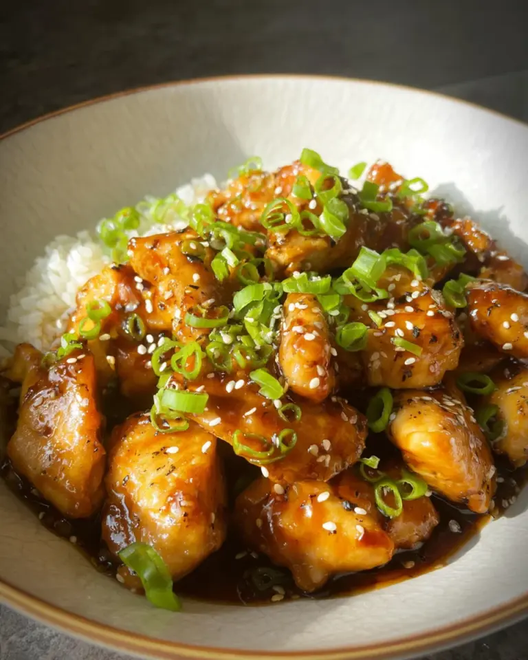 Teriyaki Hähnchen mit wenigen Zutaten