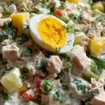 Thunfischsalat mit Ei und Joghurt