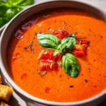 Tomaten-Paprika-Suppe aus dem Ofen