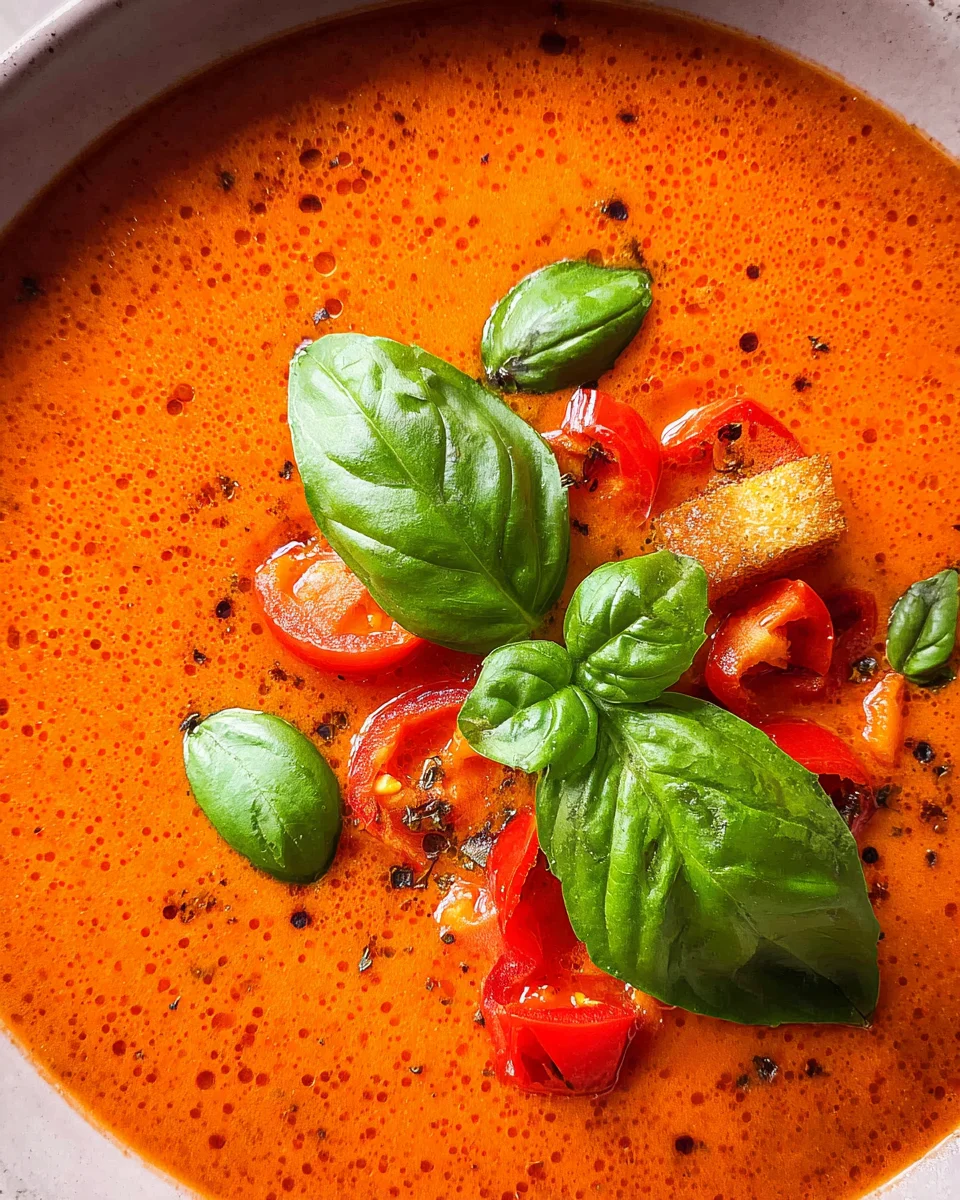 Tomaten-Paprika-Suppe