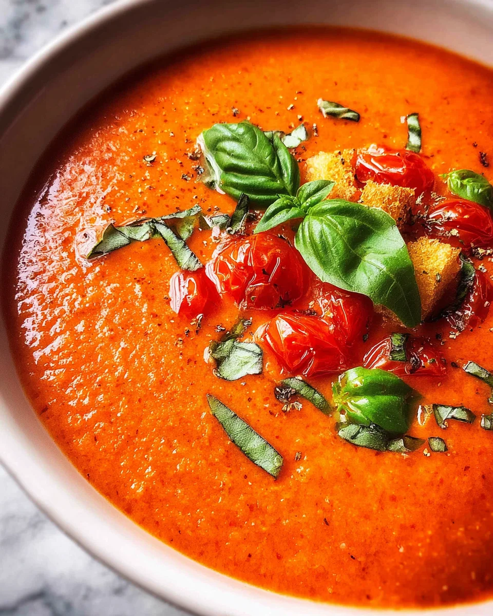 Tomaten-Paprika-Suppe