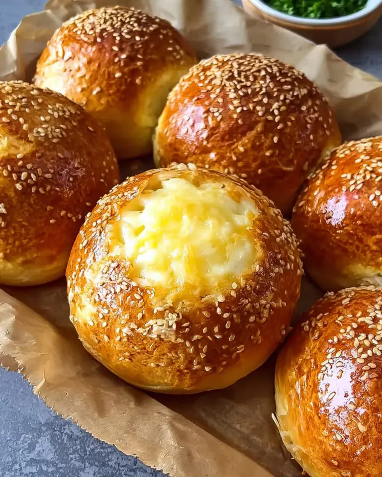 Unglaublich leckere Brioche Brötchen mit Käse endlich da