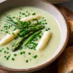 Vegane Spargelcremesuppe