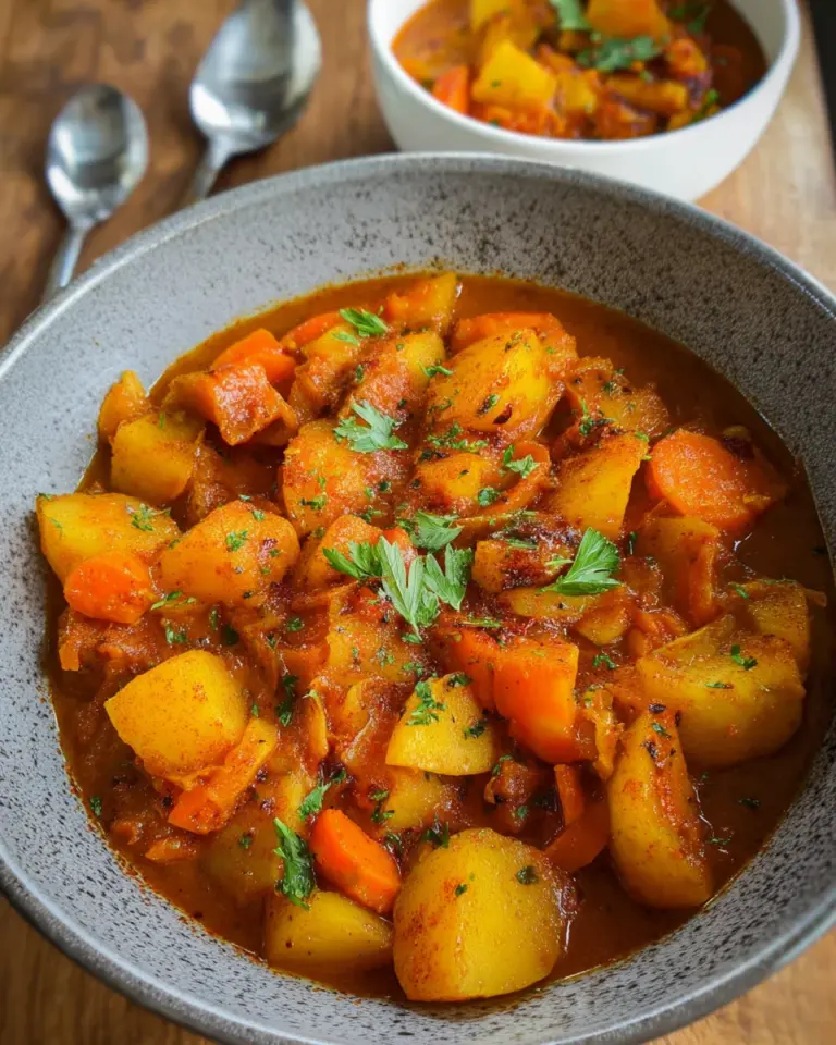 Vegetarisches Kartoffelgulasch