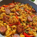 Würzige One-Pot Pasta mit Krakauer und Paprika