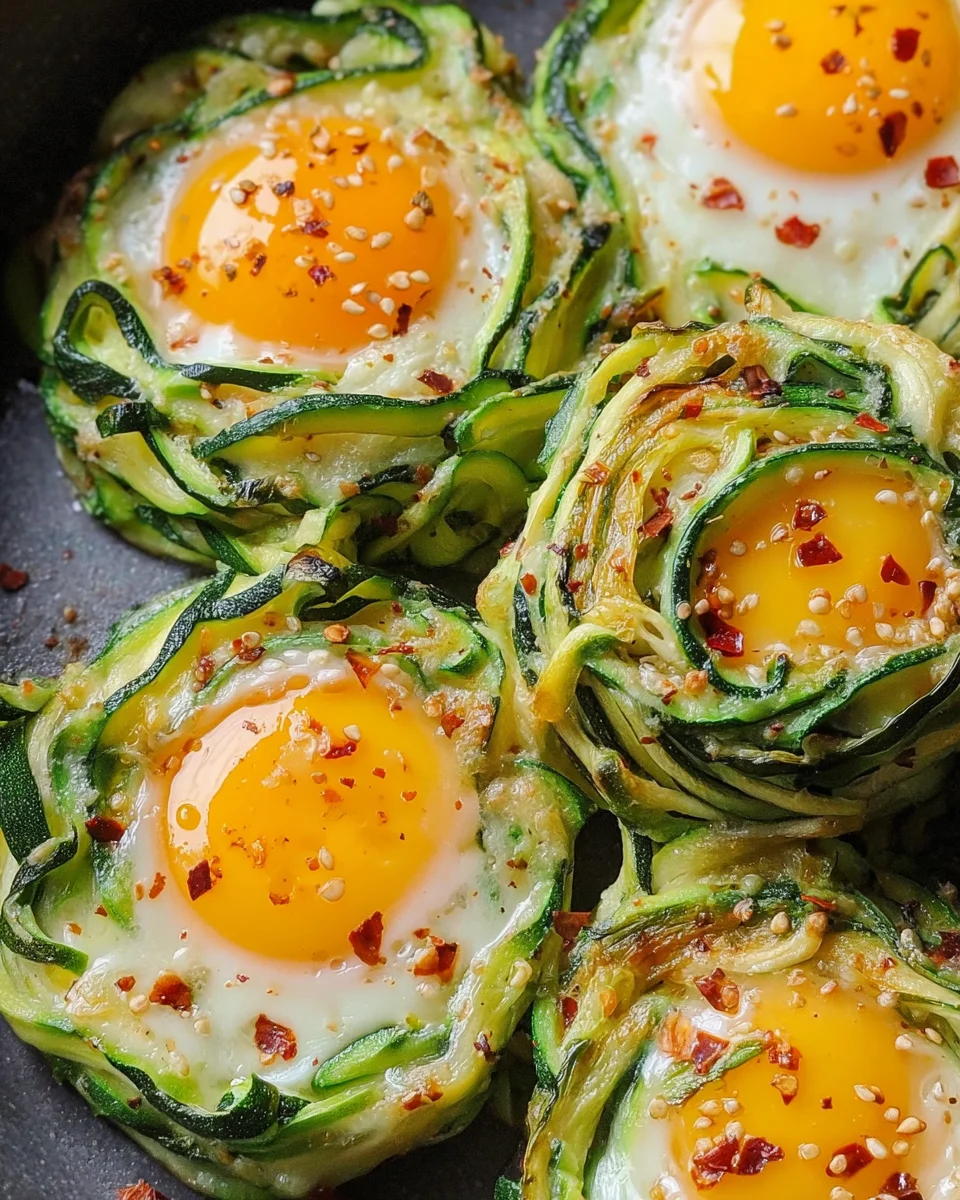 Zucchini-Ei-Nester