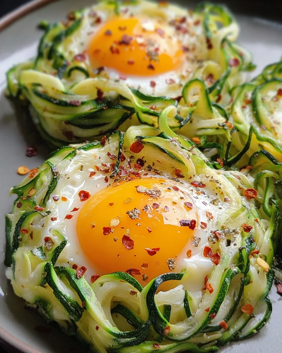 Zucchini-Ei-Nester