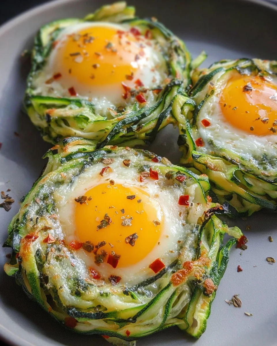 Zucchini-Ei-Nester