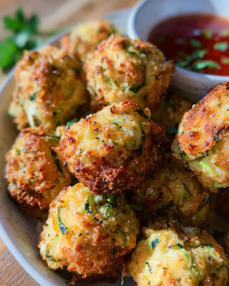 Zucchini-Käse Bällchen