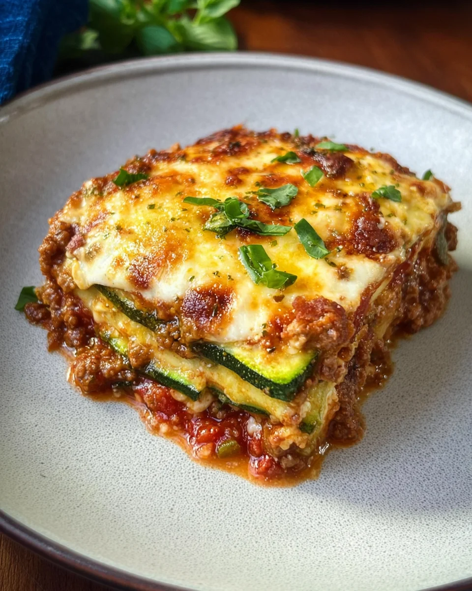 Zucchini-Lasagne
