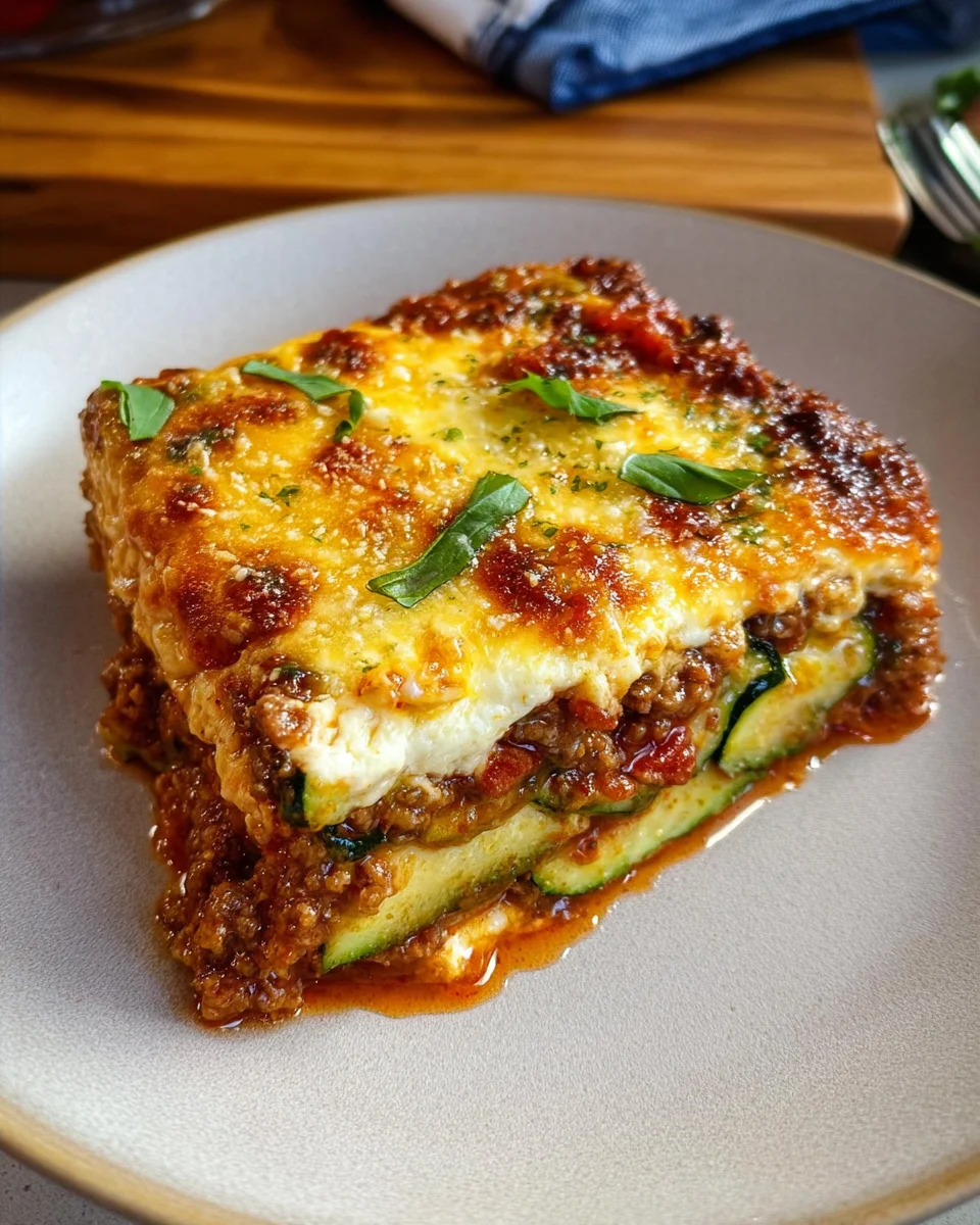 Zucchini-Lasagne