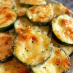 Zucchinischeiben mit Käse überbacken