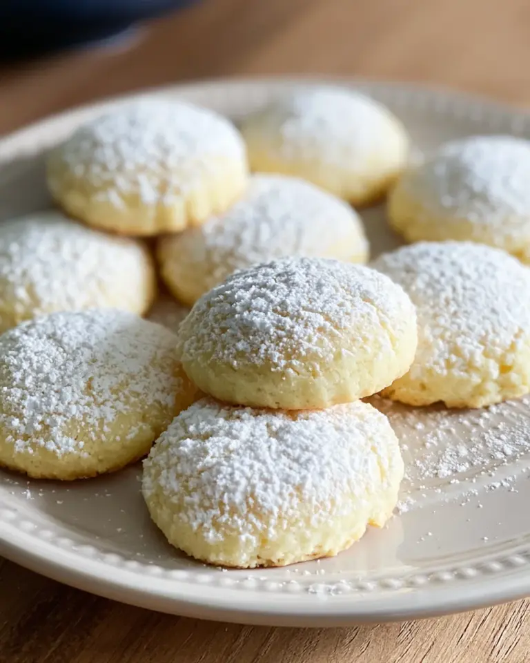 Butterwölkchen - Schnelle Vanilleplätzchen ohne Ausstechen