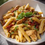 Einfache vegane Marry Me Chicken Pasta