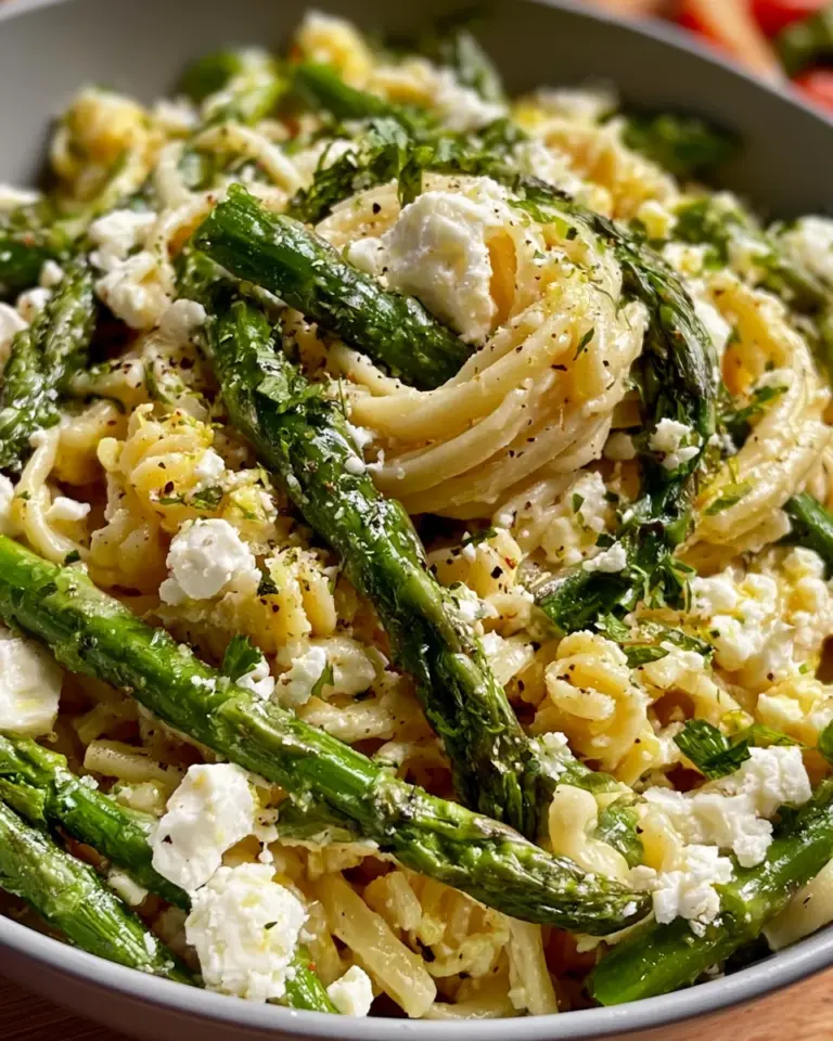 Feta Spargel Pasta
