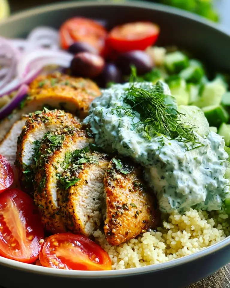 Hähnchen-Couscous Bowls mit Tzatziki: Ein Genuss für jeden Tag
