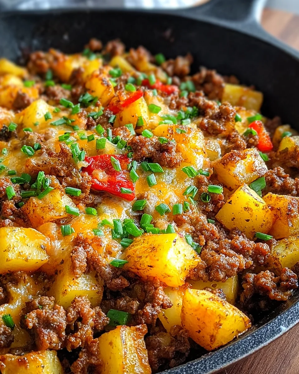 Kartoffel-Hackfleisch-Pfanne