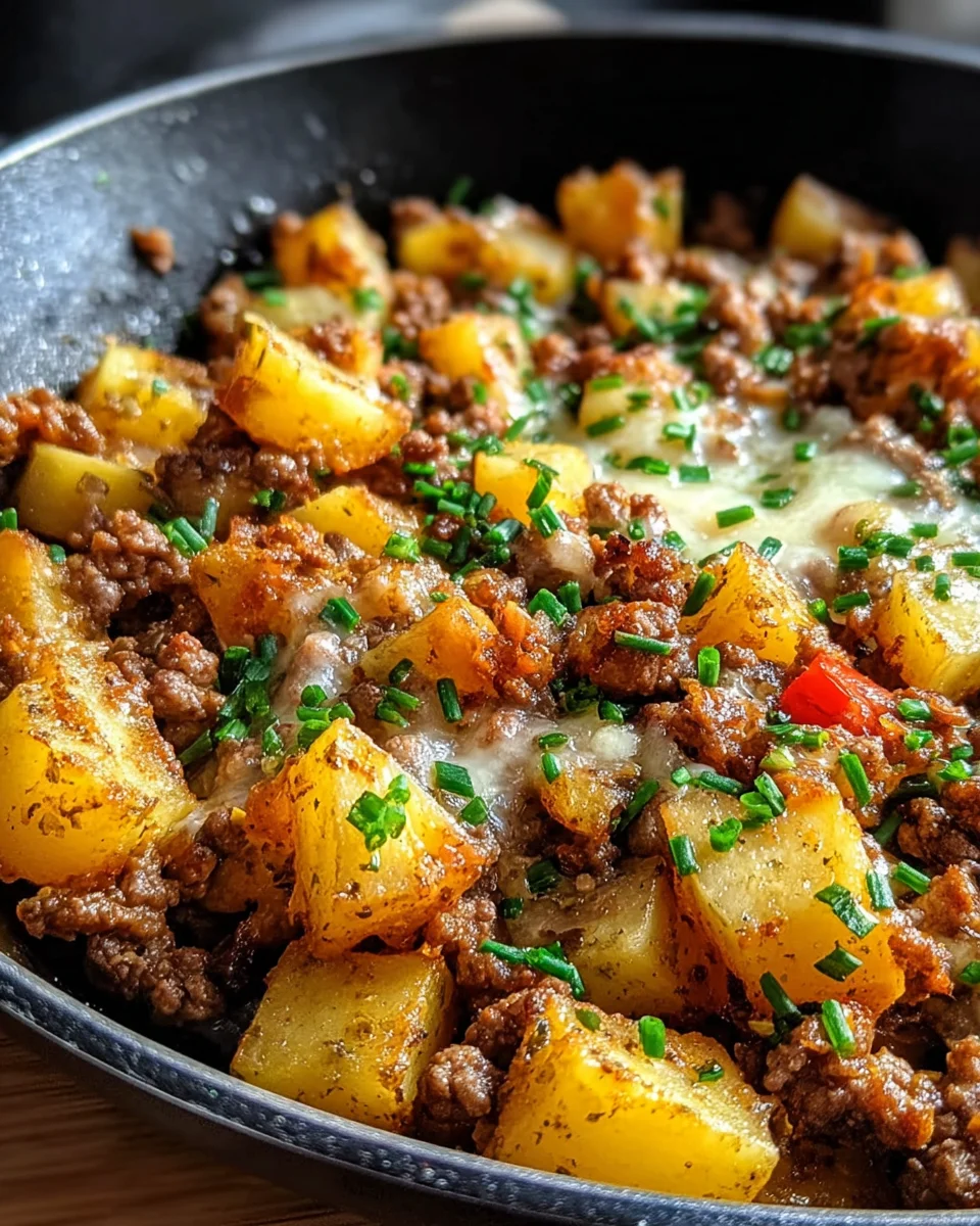 Kartoffel-Hackfleisch-Pfanne