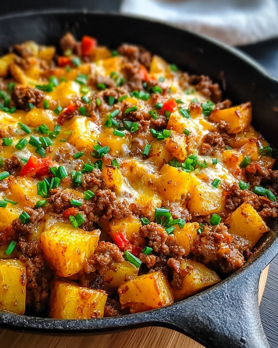 Kartoffel-Hackfleisch-Pfanne