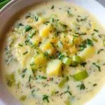 Käse-Lauch-Suppe mit Kartoffeln