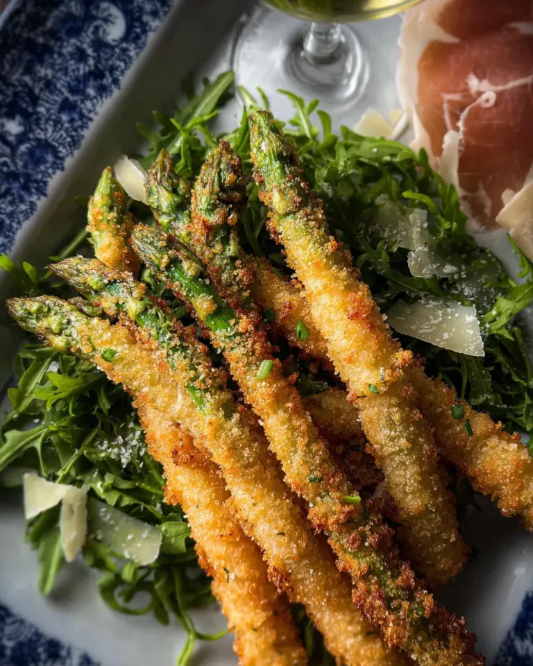 Knuspriger Parmesan Spargel aus dem Ofen