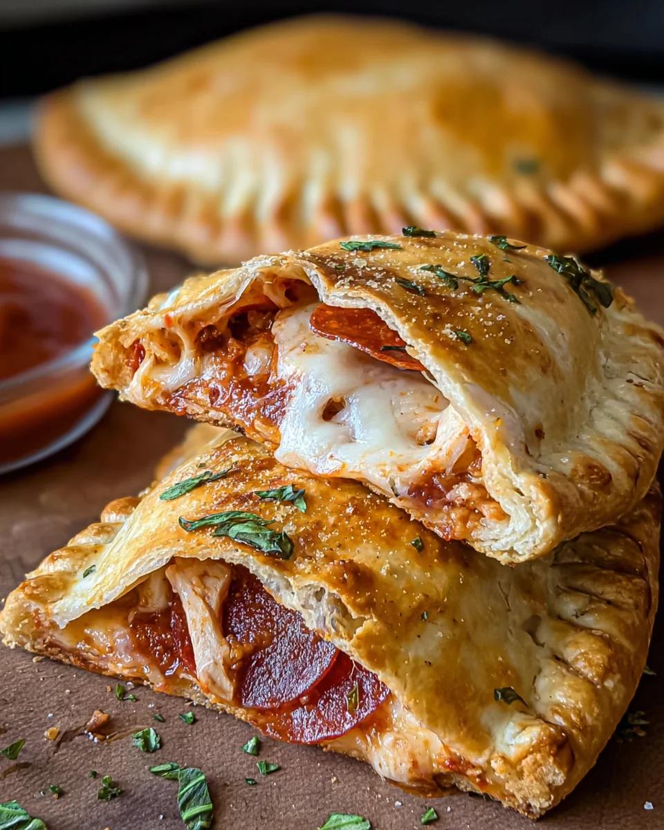 Luftfritteusen-Calzonen: