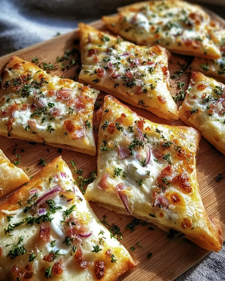 Mini Flammkuchen Sterne – Knusprige Traum-Variationen für Partys
