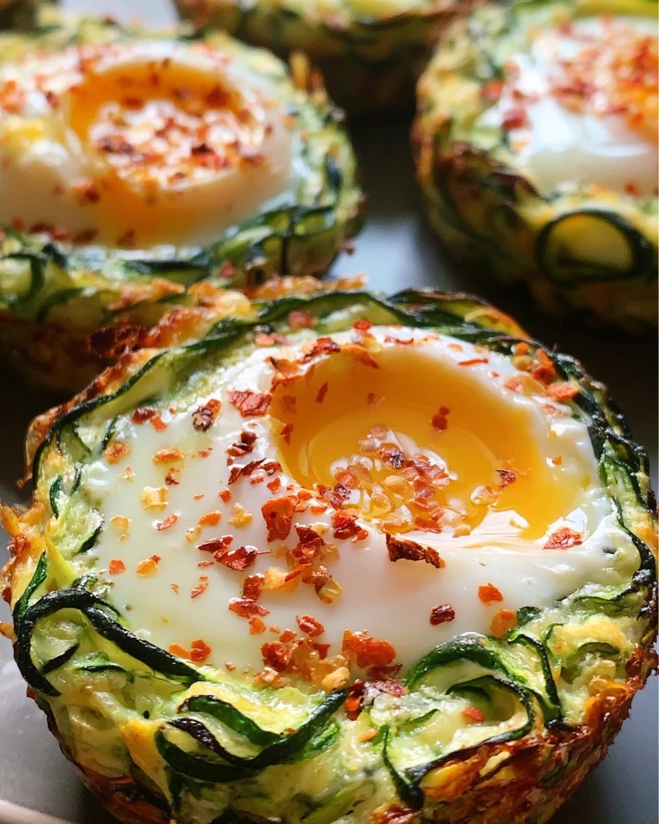 Zucchini-Ei-Nester