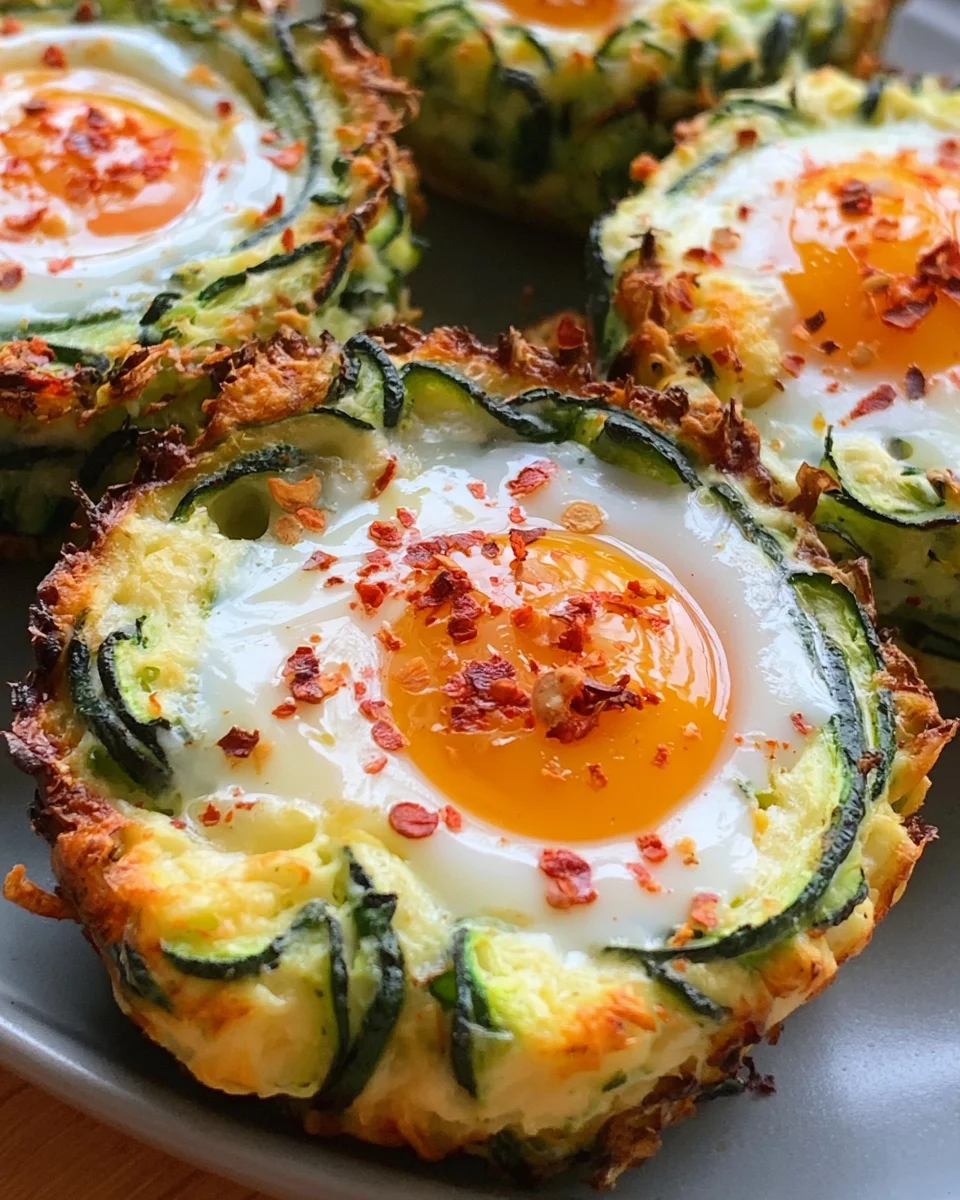 Zucchini-Ei-Nester