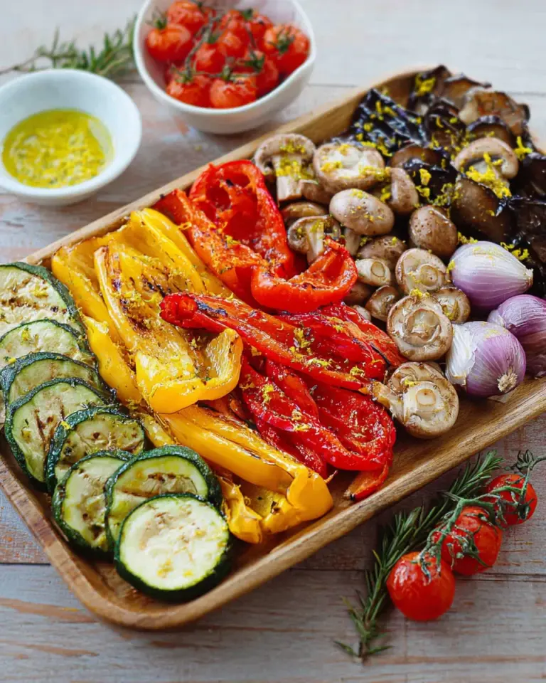 Antipasti aus frischem Gemüse