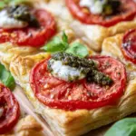 Blätterteig-Tomaten-Quadrate