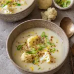 Blumenkohl-Cremesuppe mit Kartoffeln