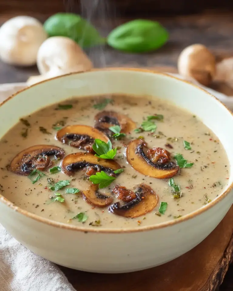 Champignonsuppe