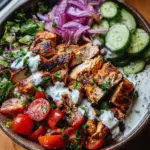 Döner-Bowl mit Hähnchen