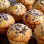 Fluffige Vanillemuffins mit Streuseln