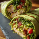 Guacamole Hähnchen Wraps