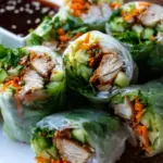 Hähnchen Teriyaki Reispapier Frühlingsrollen: Frisch & Lecker!