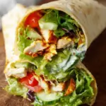 Hähnchen Wraps – Köstliches Hähnchenfleisch und frisches Gemüse