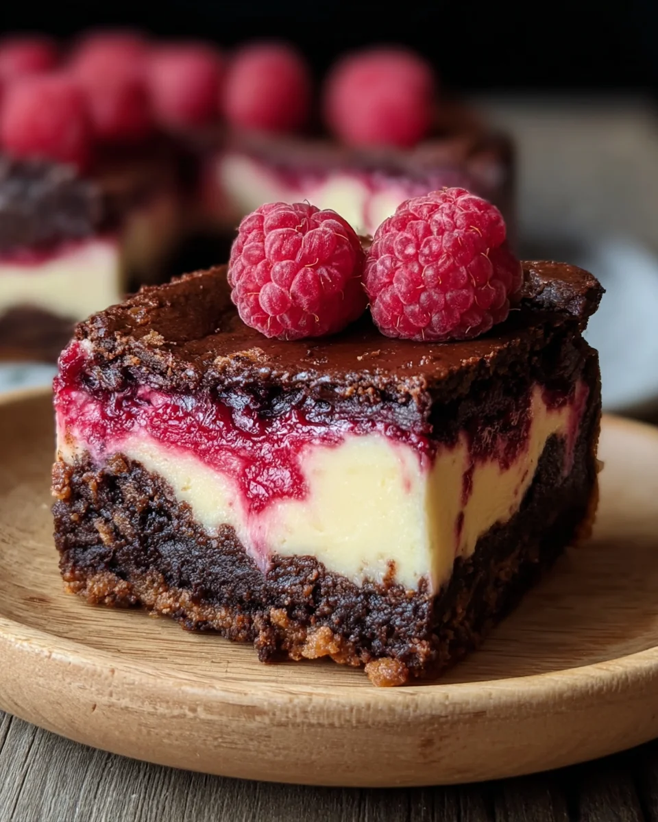 Himbeer-Brownie-Cheesecake: