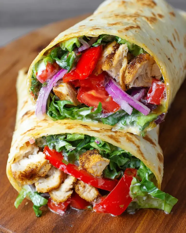 Chicken Wraps - saftige Füllung für Wraps mit Hähnchen