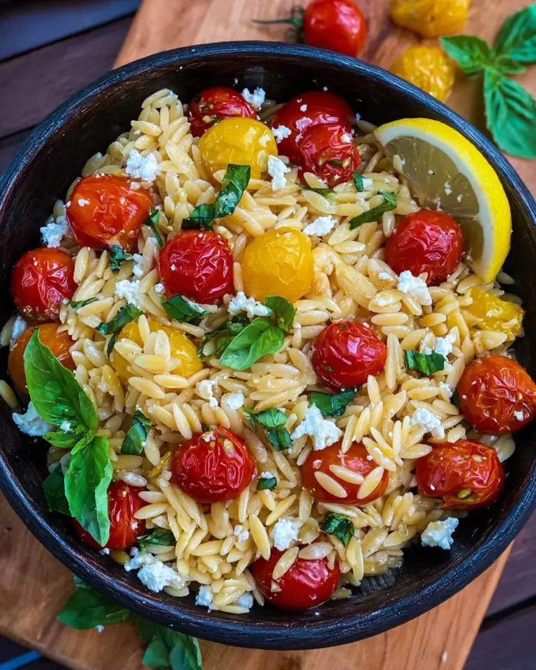 Italienischer Orzo Salat (schnelles Rezept)