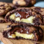 Käsekuchen gefüllte Schokoladenkekse – Der Desserttraum