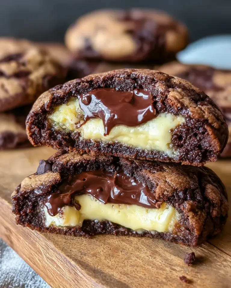 Käsekuchen gefüllte Schokoladenkekse – Der Desserttraum