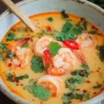 Kokos-Shrimps-Suppe