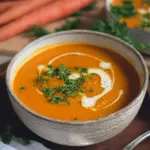 Möhrensuppe mit Ingwer und Orange