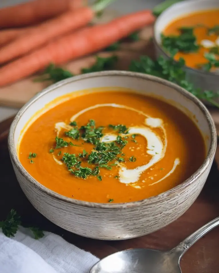 Möhrensuppe mit Ingwer und Orange