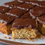 Mandelkuchen mit Schokoglasur (glutenfrei)